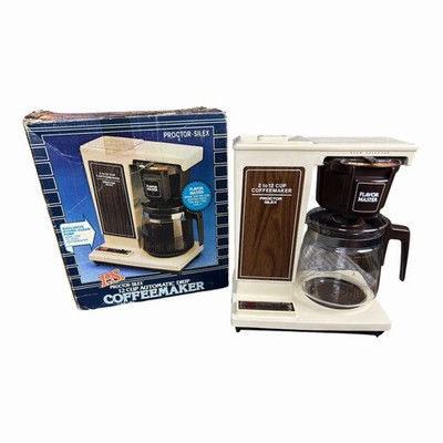 Vintage Proctor Silex Coffee Maker Model A506AL Automatic Drip Flavor Master 80s