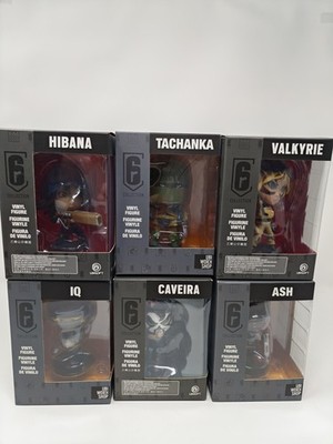 6x Rainbow Six Siege Chibi Figuren Set   Six Collection Open Box, Tachanka, IQ