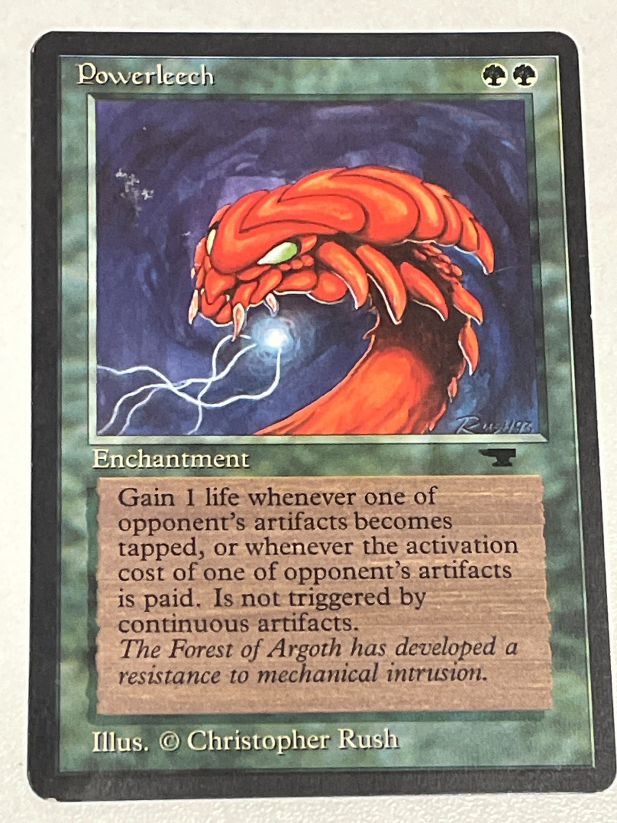 Powerleech MTG Antiquities 1994 Magic MP