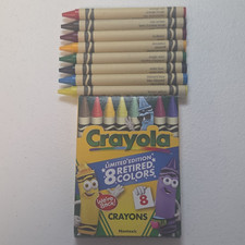 Crayola Limited Edition Retired Colors Crayons 8 Count Pack Nontoxic