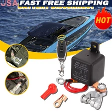 Car Battery Power Switch Disconnect Kill Cut Master Isolator Off Remote Control