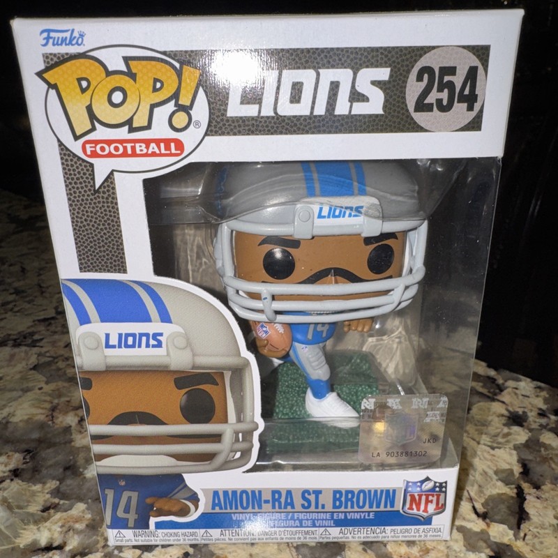 Funko Pop! Football Lions Amon-Ra St. Brown #254 NISB