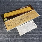 Vintage ES Lowe #1503 Wooden Cribbage Board Game Milton Bradley 1970's