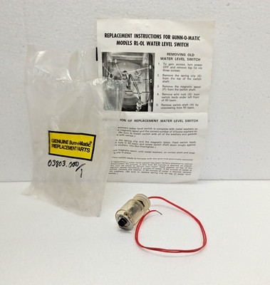 Bunn-o-matic 03803-0000 Liquid Level Switch Original IMO Gems