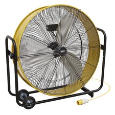 1x Sealey 30" 110V Industrial High Velocity Drum Fan - HVD30110V