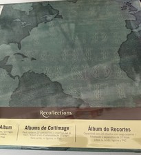 Recollections 12 x 12 scrapbook album, travel, black