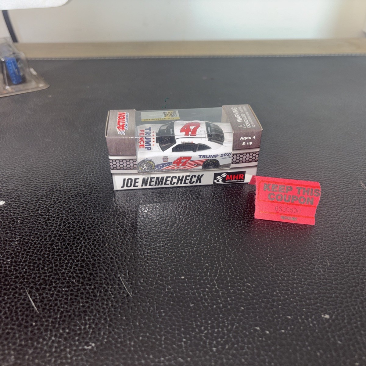 Joe Nemechek #47 Trump-Pence Trump 2020 Chevy Camaro 1:64 Scale