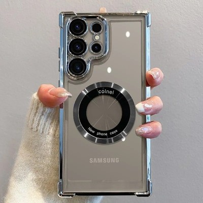 Hülle für Samsung S25 S24 S23 Ultra Plus Note 20 Transparent Case Schutz