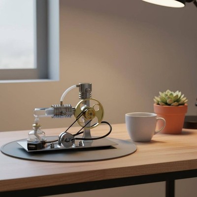 Stirlingmotor Modell stabil laufender Metall Stirlingmotor kreatives Geschenk