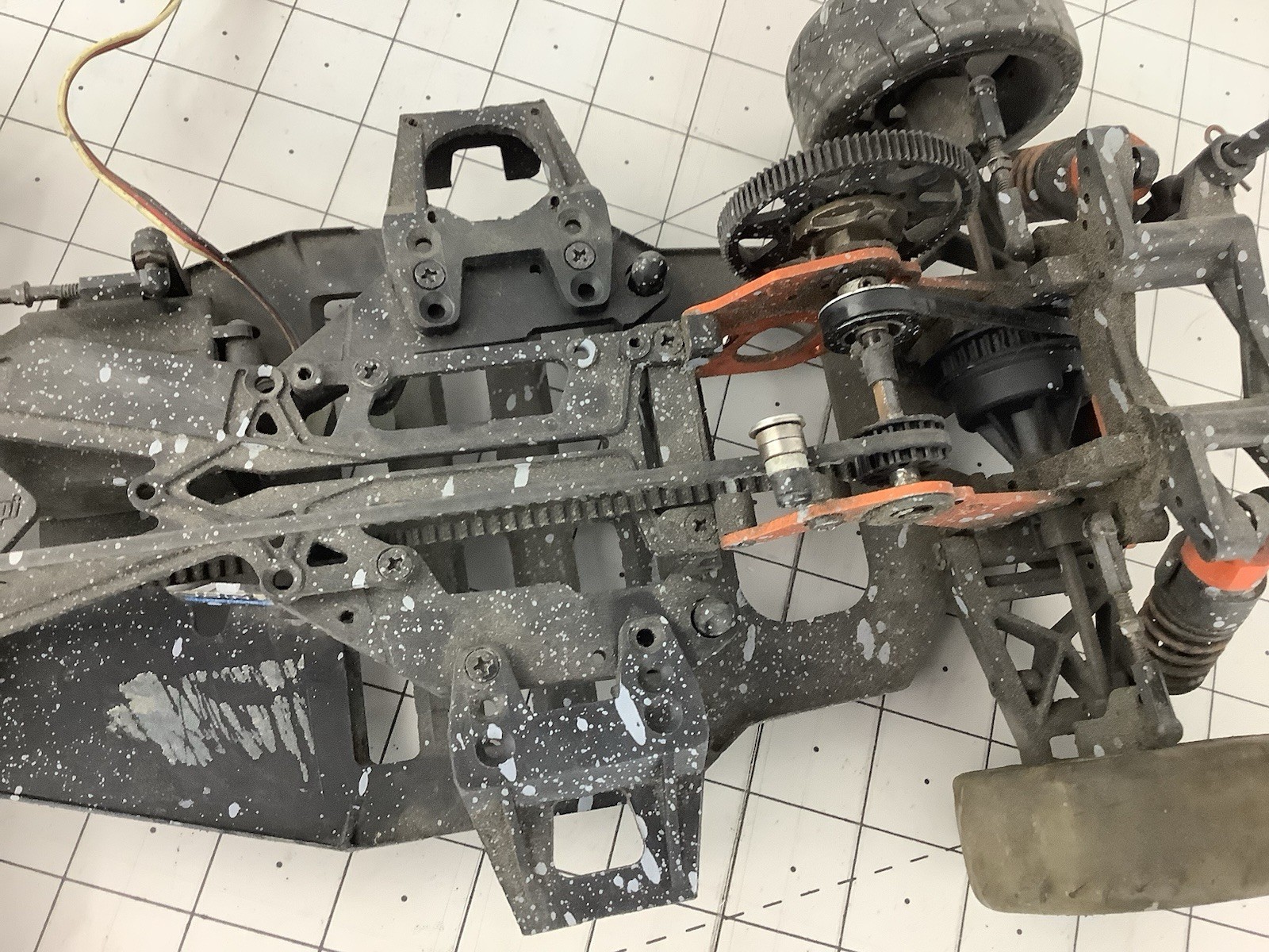 HPI Racing Sprint 2 1/10 4x4 Belt-Drive Roller Slider Chassis for Parts 