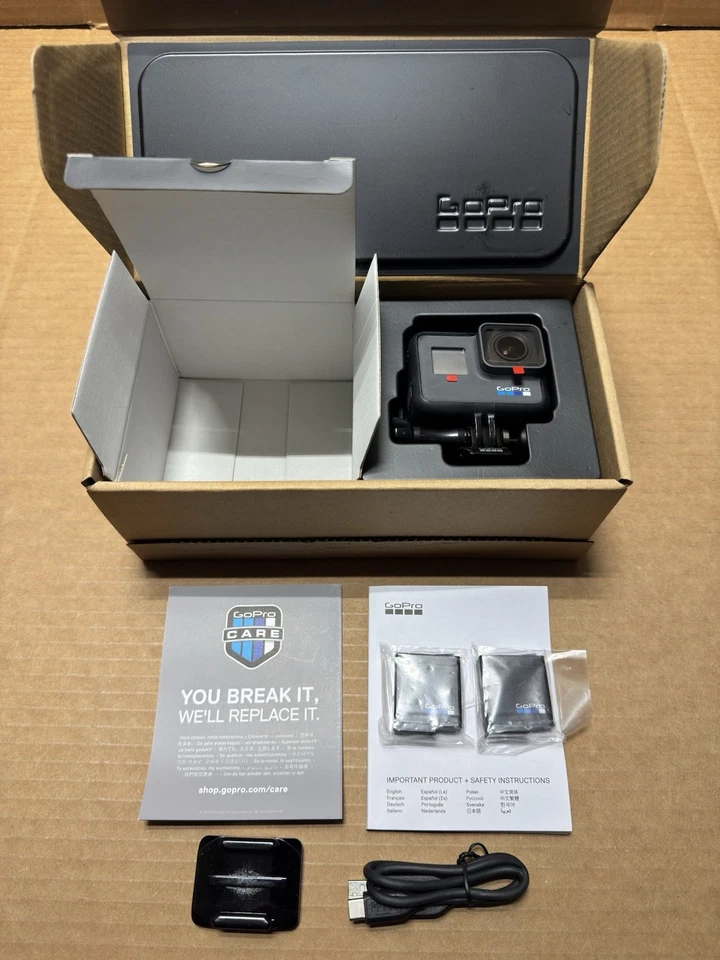 GoPro Hero 6 Black Action Camera Bundle (Two Batteries) NOS - Image 2 of 4