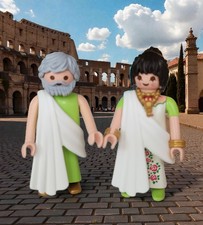 Playmobil R&ouml;mer History Figuren Senatoren Politiker Antike Custom