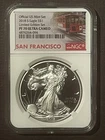 2018-S $1 SILVER AMERICAN EAGLE Proof Limited Edition Set : NGC PF70 : 09439