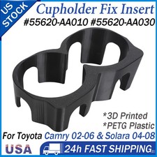 For Toyota 2002-2006 Camry 2004-2008 Solara Dual Cupholder Upgrade Fix Insert For Toyota 2002-2006 Camry 2004-2008 Solara Dual Cupholder Upgrade Fix Insert