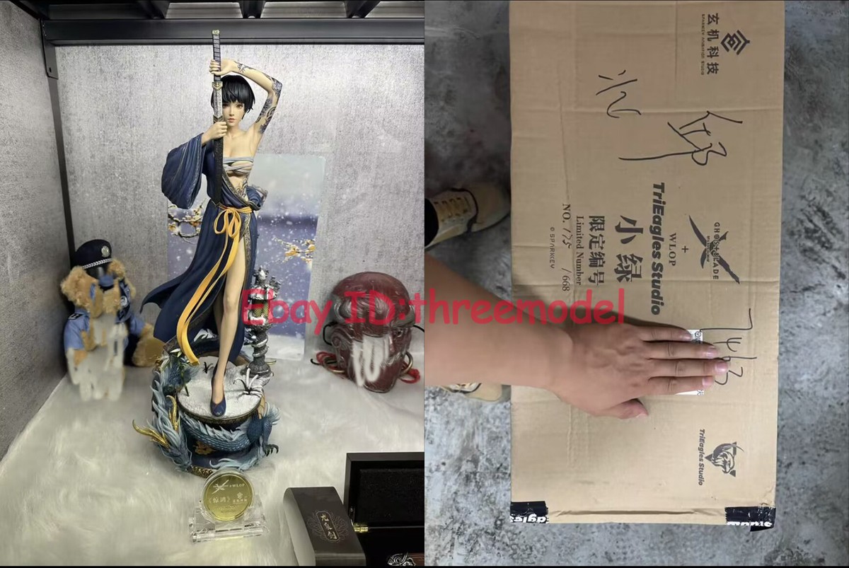 WLOP TriEagles 1/4 JADE Ghost Blade Resin Figure Anime GK Painted