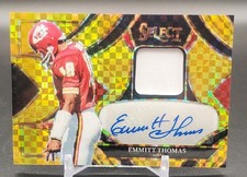 💥2025 Panini Select Emmitt Thomas Gold Prizm /10 swatch Autograph Mem SSP