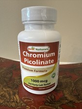 Chromium Picolinate , 1000 mcg , 120 Tablets Exp 8/26