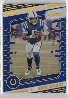 2024 Panini Absolute Blue Spectrum 48/50 Anthony Richardson #44 1i5d