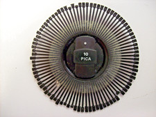 SEARS ELECTRONIC TYPEWRITER PRINTWHEEL thumbnail