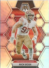 2023 Panini Mosaic Nick Bosa Silver Prizm SP San Francisco 49ers