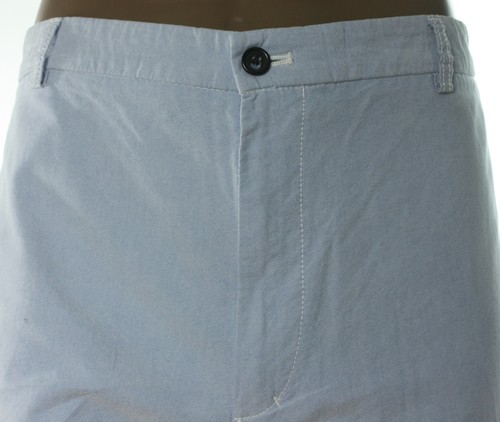 Nuevo Pantalones Cortos Oxford Izod Lujo Deportivo Azul Renacimiento Liso Frente Plano Algodón 42 - Imagen 2 de 5