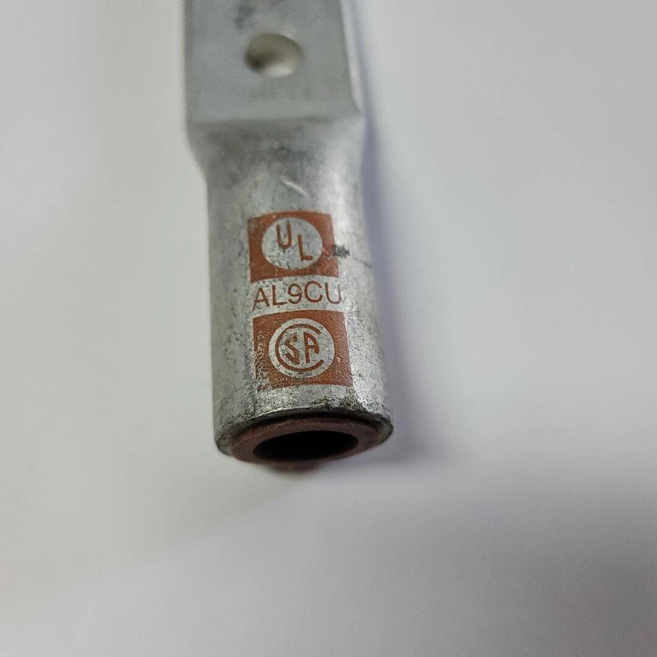 Compression Lug Morris 93122 2MLA 350 MCM 2 Hole 1/2" Brown Die Long Barrel - Image 3 of 3