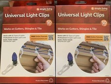 Light Clips Works with all types of Lights Lot Of 2 100 Ct.