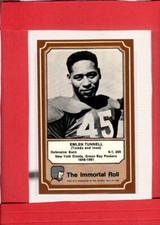 1975 Fleer Immortal Roll #44 Emlen Tunnell NM+ NY Giants ID:57454