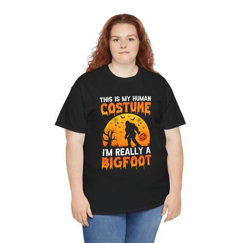 This Is My Human Costume I'm Really A Bigfoot T-Shirt | Cryptozoology T-Shirt - Bild 10 von 61