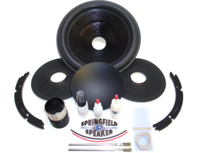 Complete Alpine SWR-1242D Recone Kit - Dual 4 Ohm - Incl Adhesives