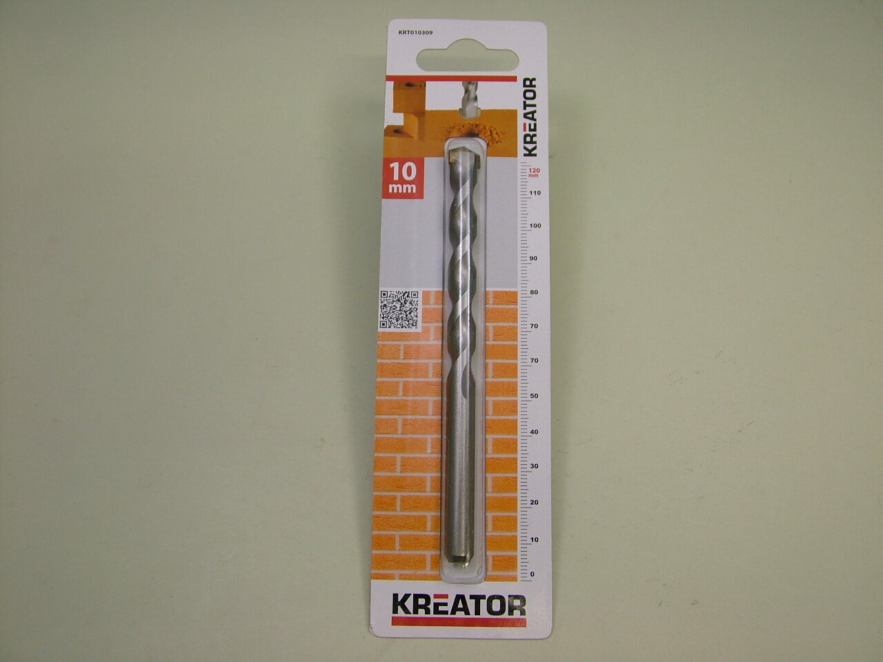 Masonry drill bit hardened steel tungsten carbide tip 10mm brick stone concrete