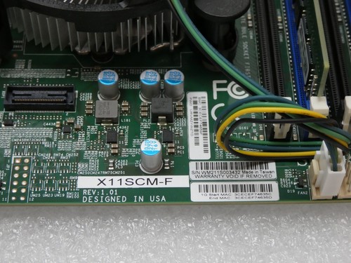 Carte mère Supermicro X11SCM-F Xeon E-2224 3,40 GHz 32 Go DDR4 Shield Plate - Photo 7/10
