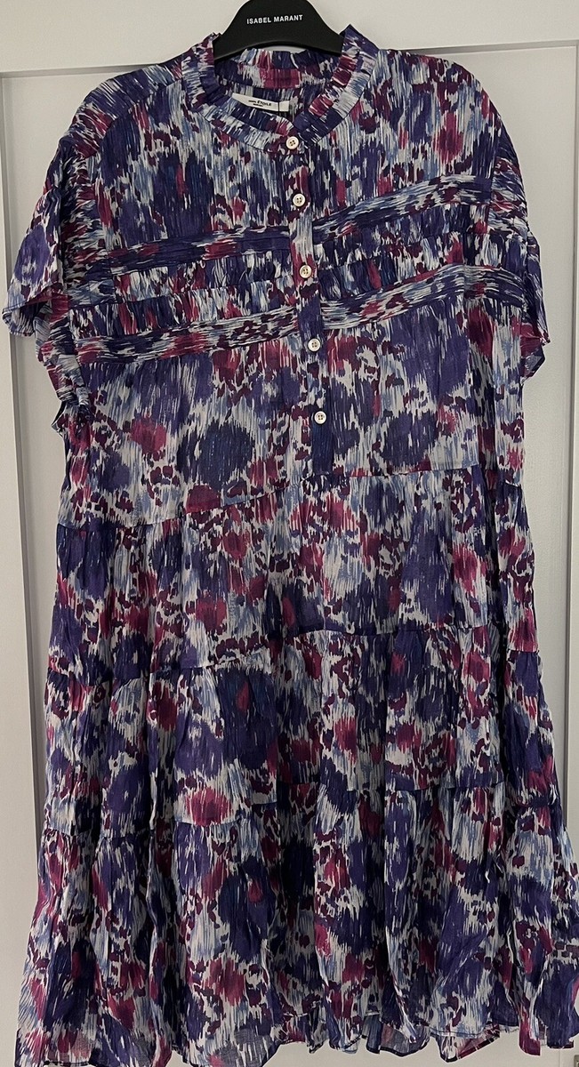 【ISABEL MARANT】Florise Print Dress/追跡+関税+全国送料込み Isabel Marant Orfra Printed Minidress | Saks Fifth Avenue