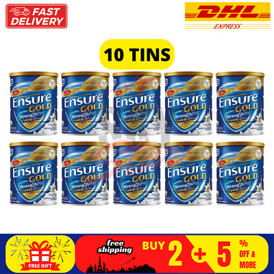 10 X Abbott Ensure Gold Vanilla 800g for Middle-Age & Elderly DHL EXPRESS