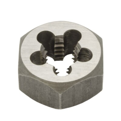 7/8'' - 40 TPI Carbon Steel Special Thread Hexagon Die - 2 pieces