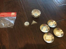 Vintage Mini Tartlet Molds Aluminum