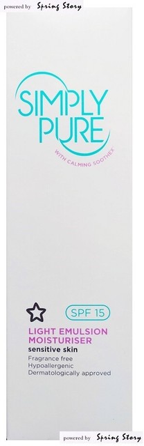 simply pure moisturiser