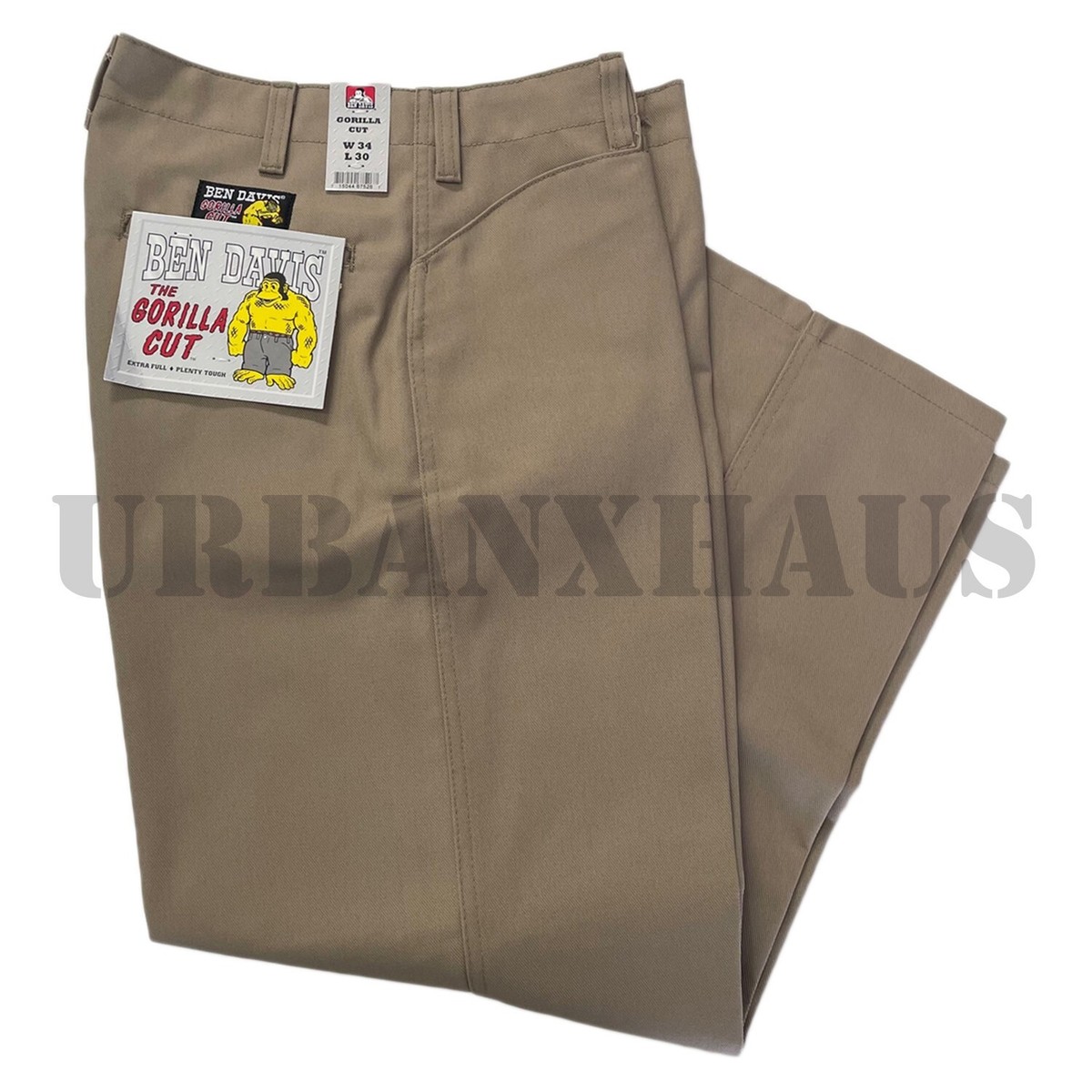 BEN DAVIS Gorilla Cut チノパン W32 L30 BEN DAVIS MEN'S GORILLA CUT PANTS | eBay