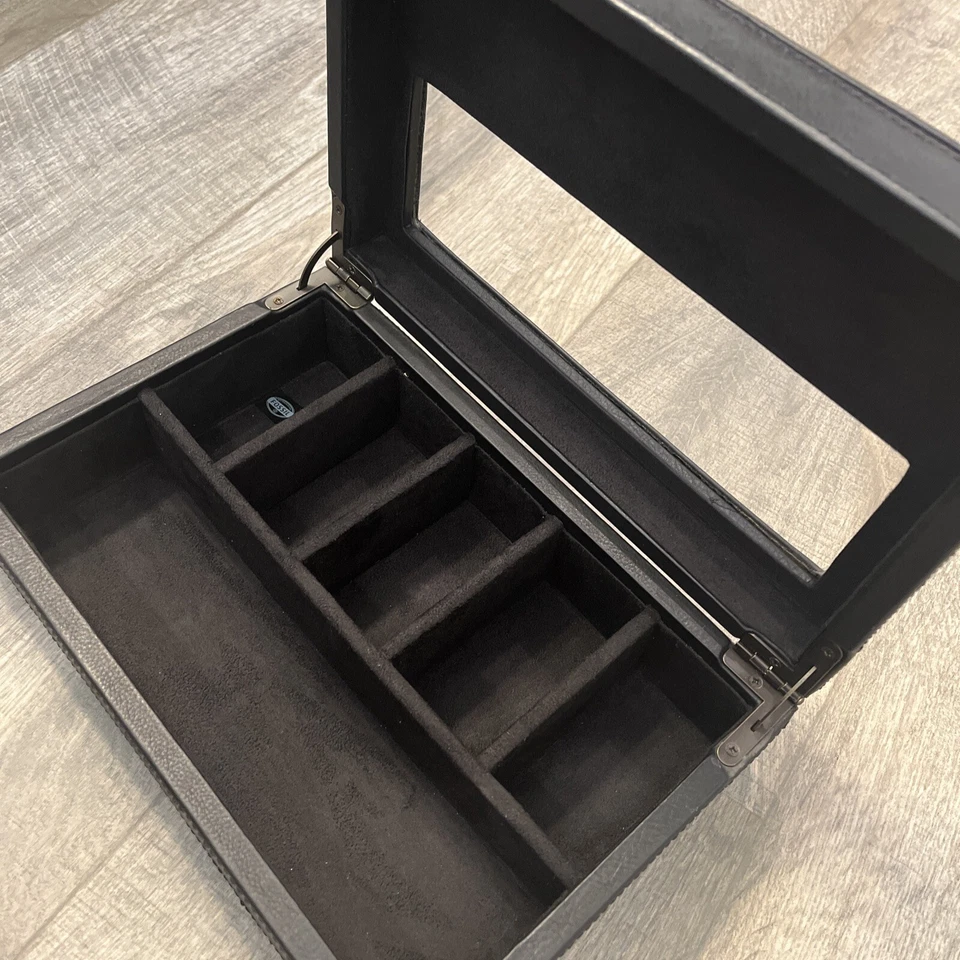 RELOJ FOSSIL WATCH ESTATE CUERO NEGRO 5 PIEZAS, JOYERO MLG0180WS001 Foto 2 de 4