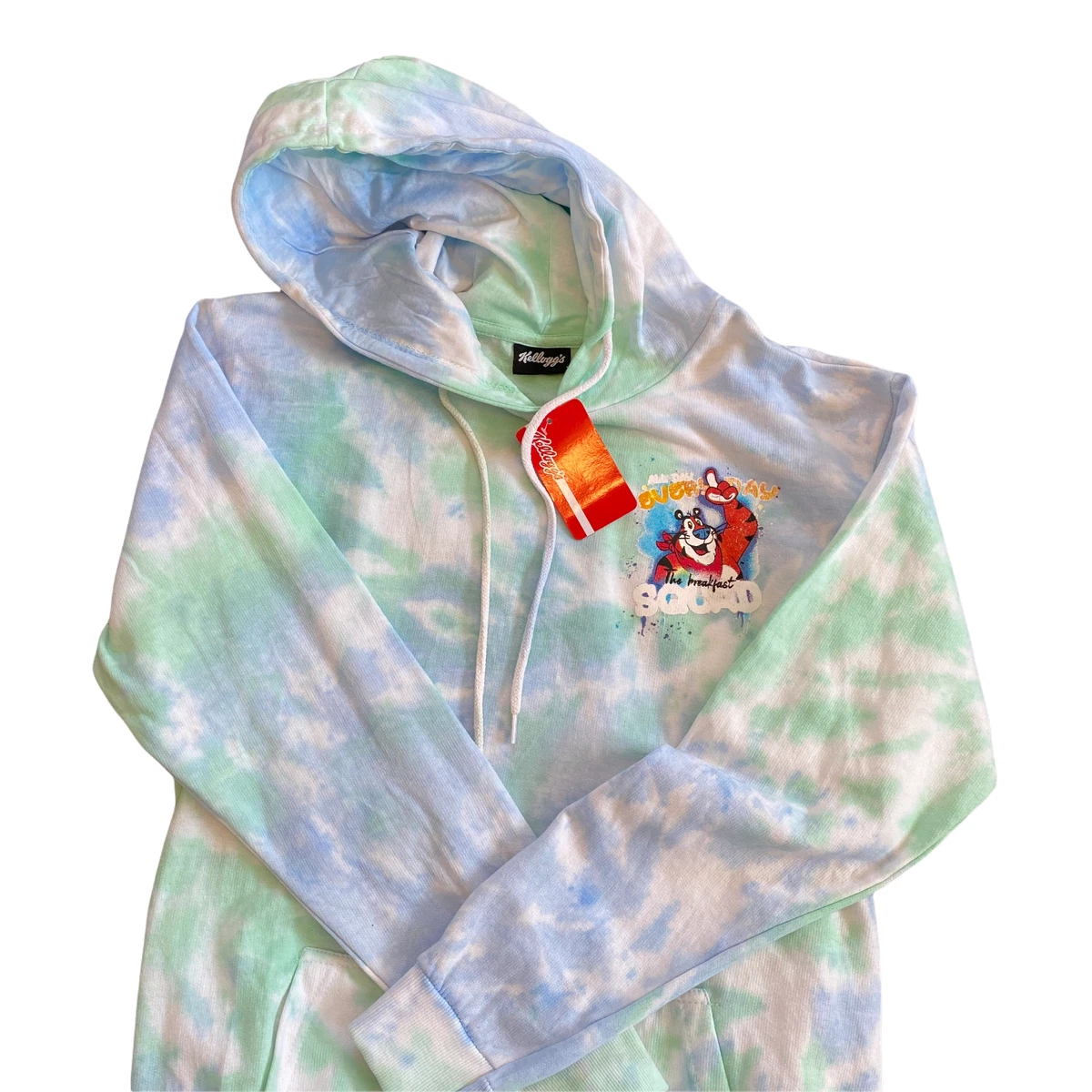 Breakfast tie dye shop hoodie