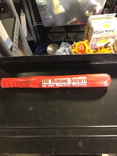 Vtg Humane Society of the United States Umbrella Vintage New in Package Red