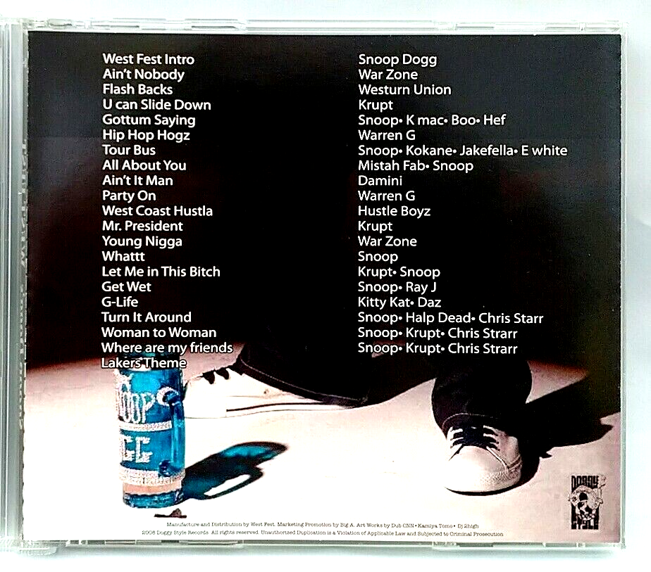CD) Snoop Dogg ‎– West Fest , Compilation, Album, NM/EX, Rare. | eBay