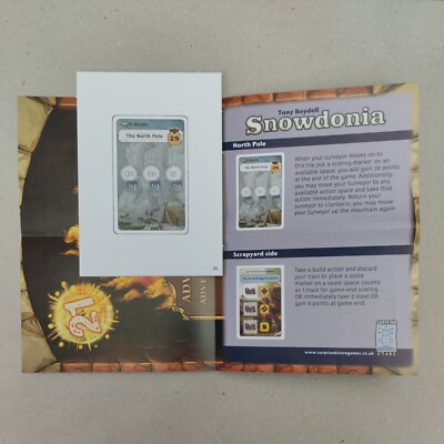 Snowdonia Erweiterungspaket Brettspiel Adventskalender 2017 Brettspiel Erweiterungsset
