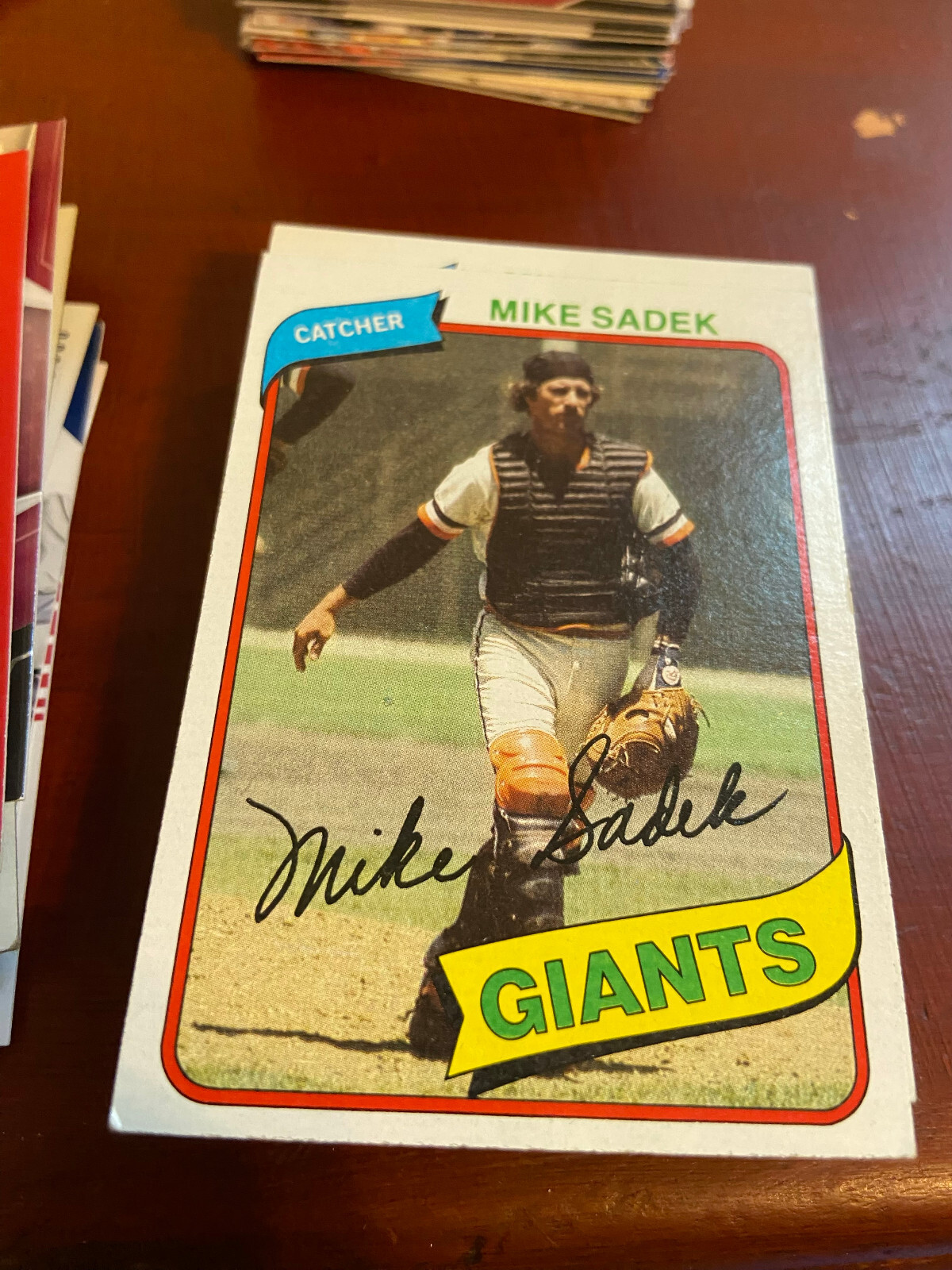 Mike Sadek 1980 Topps #462 San Francisco Giants
