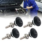 <!--F#f_0-->4Pcs Car Quick Release Bumper Latch Push Button Bonnet Hood Pin Lock Clip Kit<!--F/-->