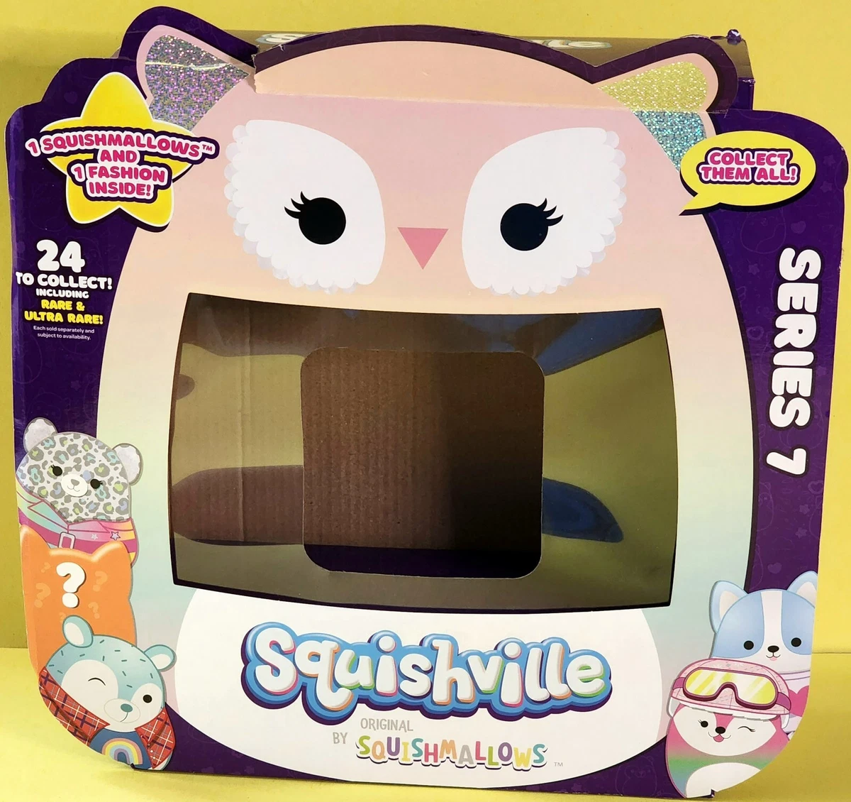 Squishmallows Squishville Series 7 Capsule Cardboard Display Box