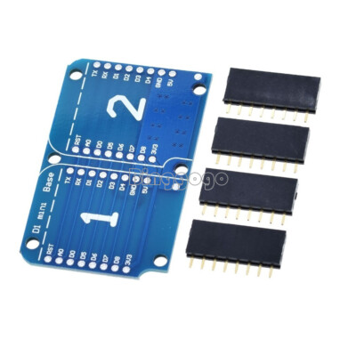 Dual Base Shield For Wemos D1 Mini IOT Blynk ESP8266 Arduino Node Mcu New