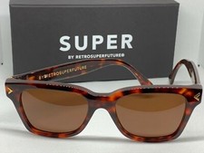 RetroSuperFuture 0RS Quadra Havana Frame Size 54mm Sunglasses NIB