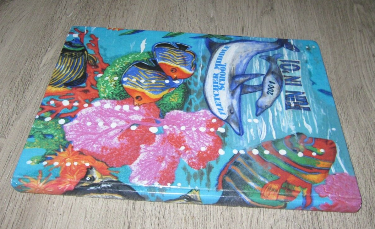 2001 Fletcher Middle School Yearbook Annual Jacksonville Beach Florida