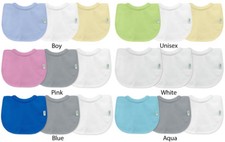 iPlay 3 Pack Terry Cotton Drip Drop Dribble Baby Bibs for Boy or Girl - 157584